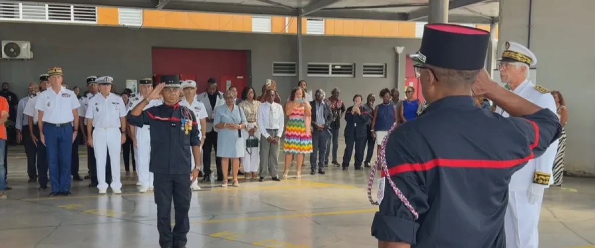 Passation de commandement au SDIS Guadeloupe : le très bon bilan du contrôleur général Félix Antenor-Habazac