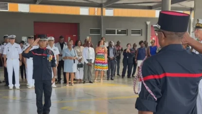 Passation de commandement au SDIS Guadeloupe : le très bon bilan du contrôleur général Félix Antenor-Habazac